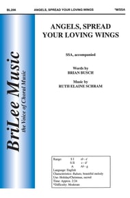 Angels, Spread Your Loving Wings SSA choral sheet music cover Thumbnail